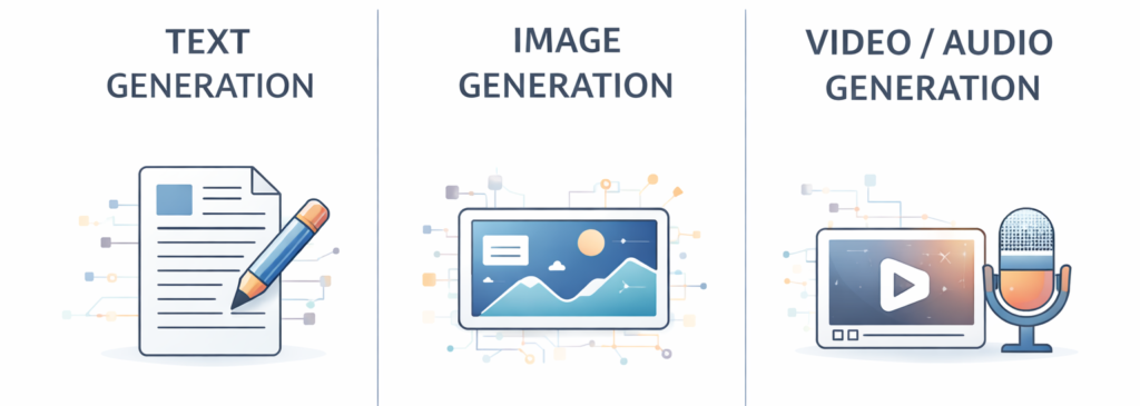 Types of Generative AI Used in Marketing