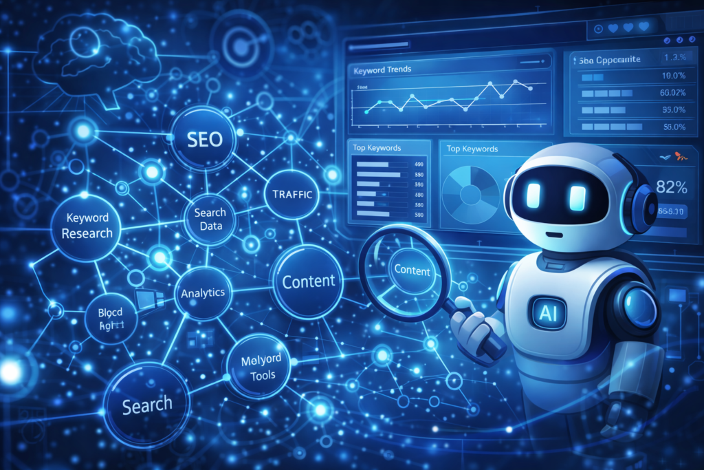 AI-driven keyword discovery and semantic analysis