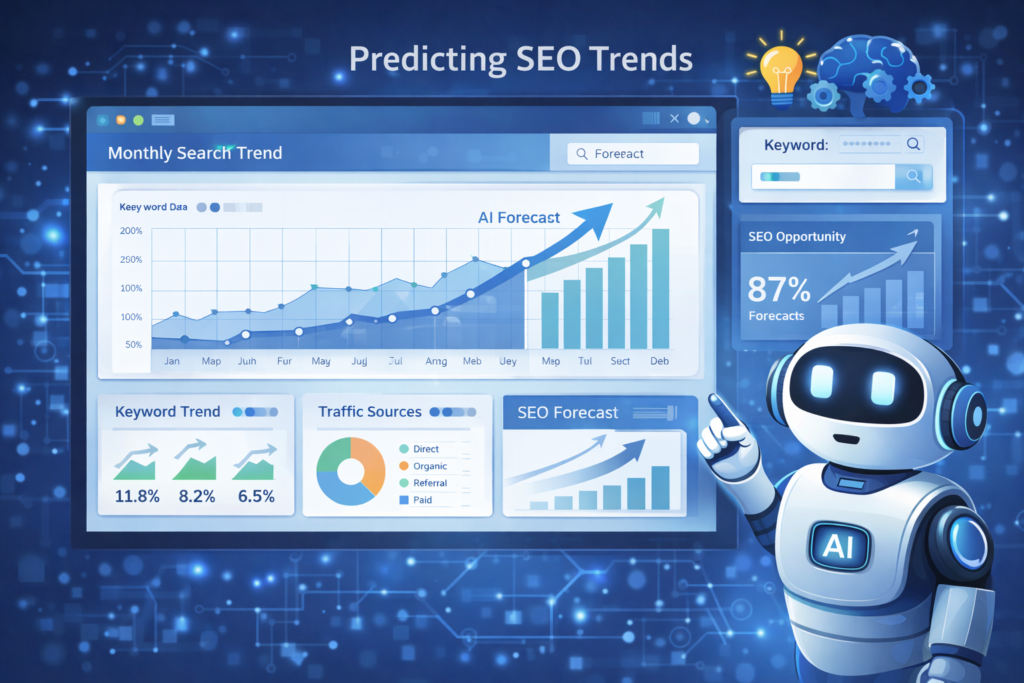 AI predictive SEO and keyword trend forecasting