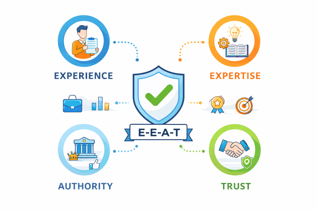 Google E-E-A-T Concept